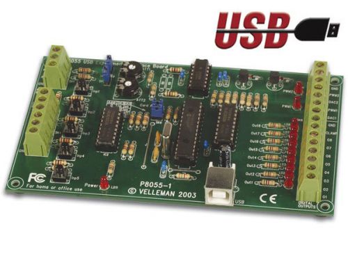 Velleman k8055 usb experiment interface board kit for sale