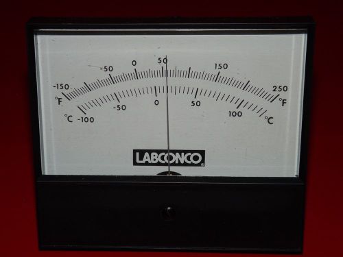 OEM PART: Labconco 4.5 Liter Freeze Dry System Analog Temperature Gauge