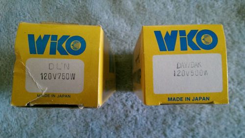 2 NOS New DAY And DLN Wiko AV LAMPS Blubs Photo And Projector Lamps