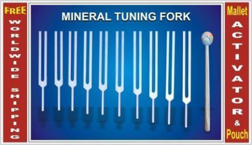 Therapeutic tuning forks w frequencies equilvalent to essential human minerals for sale