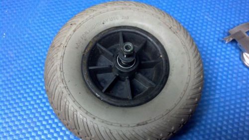 Scooter Tire 2&#039;X8&#034;  5/16&#034; shaft Solid rubber,  wagon, cart, Mini bike Mobility