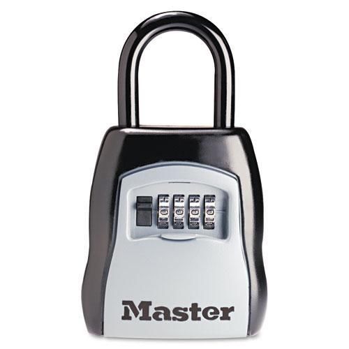 NEW MASTER LOCK 5400D Locking Combination 5-Key Steel Box, 3 1/2w x 1 5/8d x 4h,