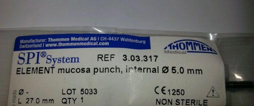 Thommen Dental Implant Drill - Element mucosa punch, internal 5.0mm