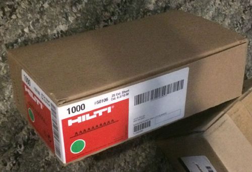 Box of HILTI .27 cal. short 6.3/10m 1000 Shots GREEN #50106 (10 Boxes x 100 per