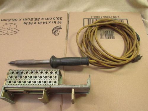 VINTAGE SOLDERING IRON BELL SYSTEM GENERAL ELECTRIC WITH STAND
