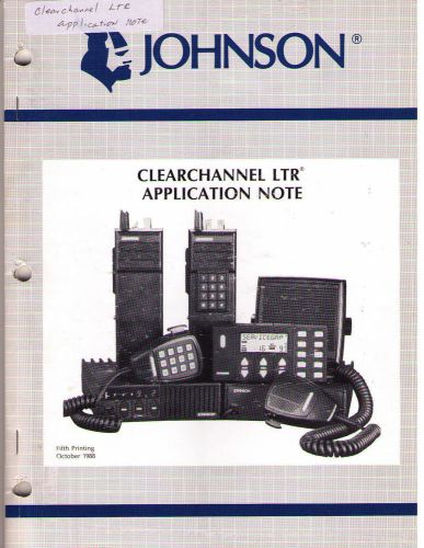 Johnson Manual CLEARCHANNEL LTR APPLICATION NOTE