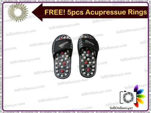 ACUPRESSURE SPRING ACTION BEADS MAGNETIC MASSAGER FOOTWEAR (SLIPPERS/SANDALS)