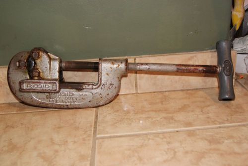 Rigid No.1&amp;2 Heavy Duty Vintage Pipe Cutter 1/8 To 2&#034; FREE SHIPPING