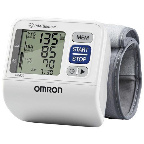 Omron IntelliSense 3 Series BP629 Wrist Blood Pressure Monitor - Automatic - 60