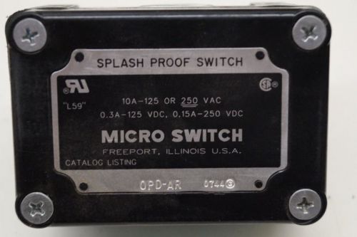 Honeywell splash proof switch opd-ar for sale