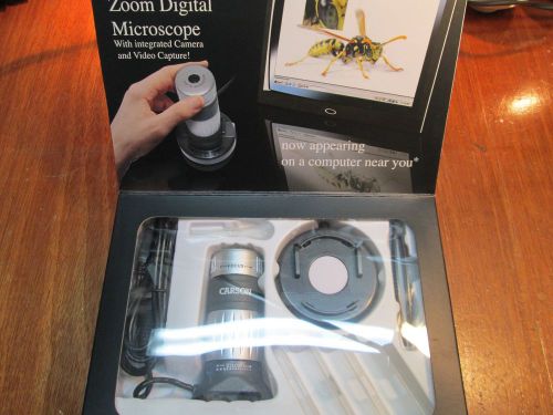 Carson zPix 26x-130x Digital Zoom Microscope,  3.6deg Aperture MM-640 NEW