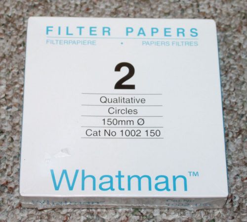 WHATMAN #2 QUALITATIVE FILTER PAPER BOX - (100) 150mm CIRCLES - 1002 150
