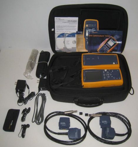 Fluke DTX-1800 Cable Analyzer DTX1800, DTX-1800, full set in unused condition