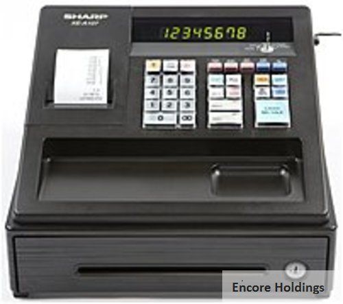 Sharp XEA107 Entry Level Cash Register with LED Display - 80 PLU - 8 Department