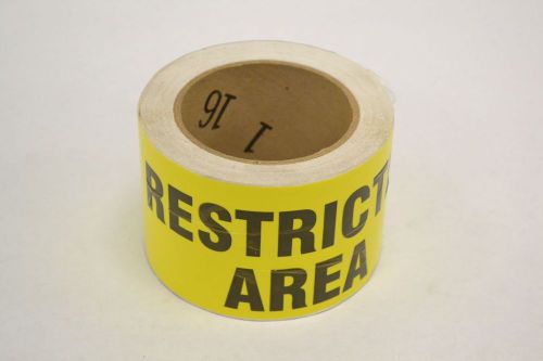 NEW BARRICADE TAPE WARNING RESTRICTED AREA YELLOW 2160X2IN? B270758