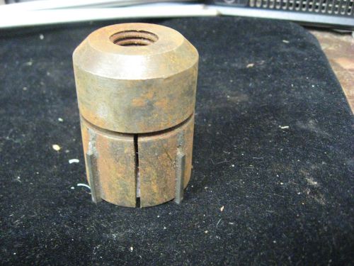 Vintage unbranded metal cutting / boring attachment 2&#034; dia 2-1/2&#034; height for sale