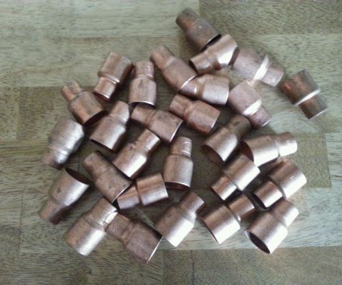 Qty: 28 copper reducer   3/4&#034;  x  1/2&#034; for sale