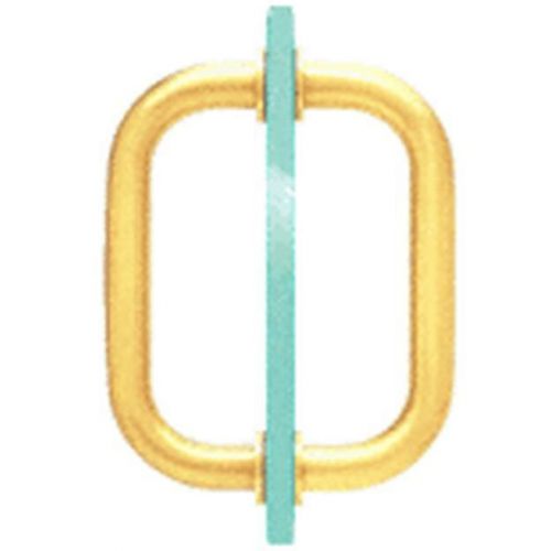 Crl brass 6&#034; bm series tubular back-to-back pull handle frameless shower door for sale