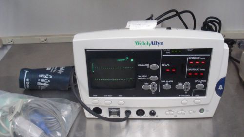 Welch Allyn Atlas Monitor ECG NIBP SAO2 CO2 Printer Biomedicallty Checked