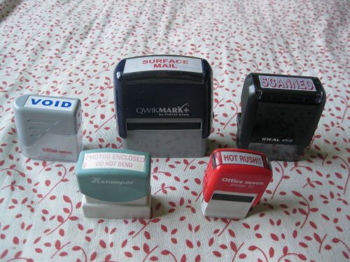 5pcs lot Self Inking Stamps