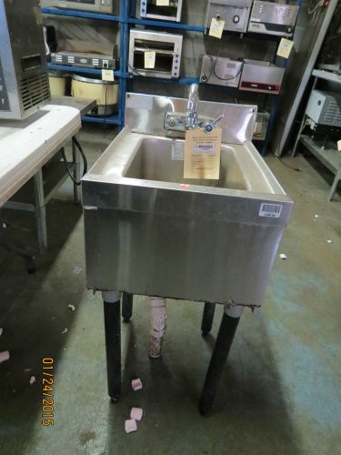 Bar hand sink/ dump sink 18 wide w/ faucet for sale