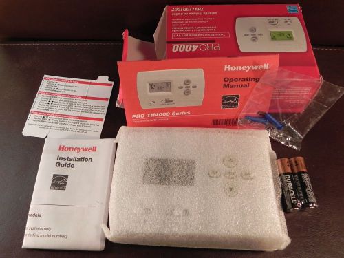 Honeywell pro 4000  5-2 programmable thermostat,1 heat/1 cool, heatpump new! for sale