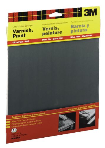 3M 9&#034; X 11&#034; Fine Wetordry® Varnish, Paint Sandpaper 9084NA