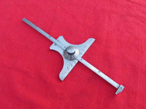 Starrett Combination Depth &amp; Angle Gage Gauge With 6&#039;&#039; Hook Rule No. 236 236H