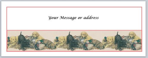 30 Personalized Return Address Labels Dogs Buy 3 get 1 free (ct243)