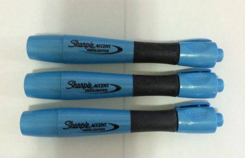 Sharpie Accent Highlighter 21975- Turquoise Chisel Tip- 3 each