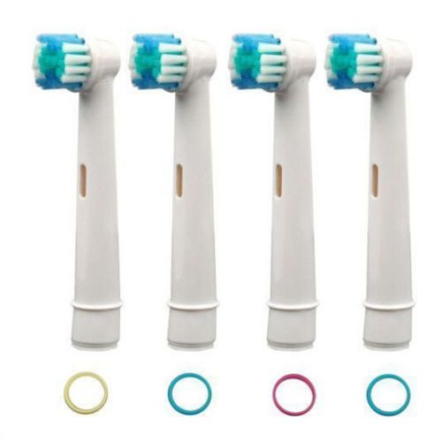 4 * electric tooth brush heads replacement for braun oral b flexi soft for sale