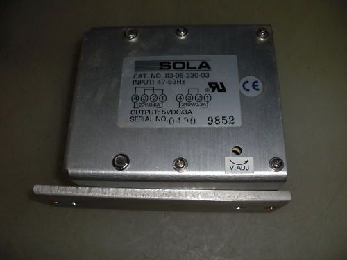 SOLA 83-05-230-03 POWER SUPPLY