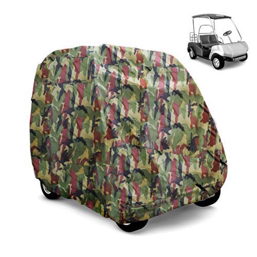Pyle pcvgfct62 protective cover for golf cart (camo color)  2 pass for sale