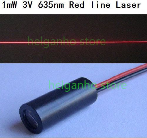 5PCS 3V 1mW 635nm Red Line Laser Diode Module Light for Marking Line in Industry