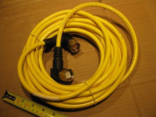 Turck U4707-34 CSWM CKWM 19-19-10 Cordset Receptacle Cable Servo Encoder CNC