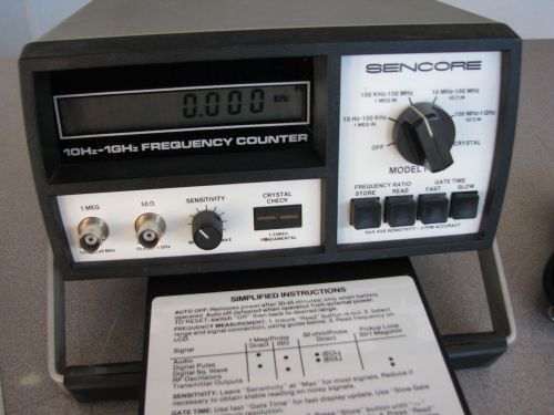 Sencore FC71 1 GHz Frequency Counter Radio Ham Computer Video
