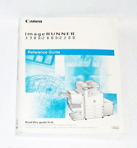 Canon Image Runner 3300 2800 2200 English Reference Guide