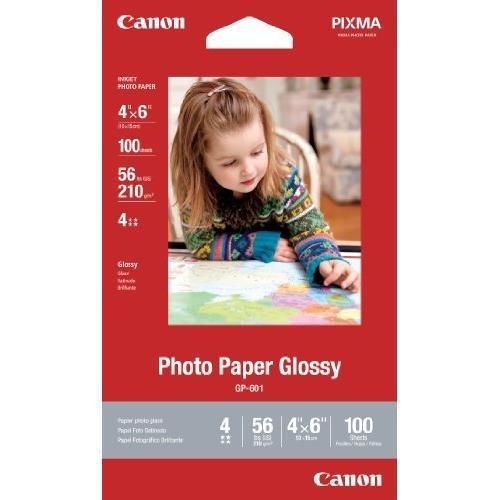 Canon Photo Paper Glossy 4 x 6 Inches, GP-601, 100 Sheets (8649B002) New