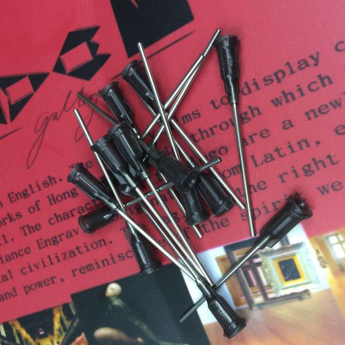 Blunt dispensing needles syringe needle tips 1.5&#034; 16 gauge luer lock 10 pcs for sale