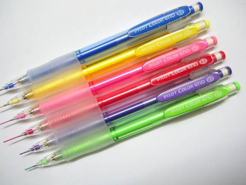 6 color Pilot 0.7 color eno mechanical pencil + lead set B