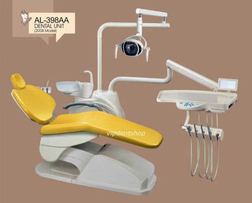 Computer Controlled Dental Unit Chair FDA CE Approved AL-398AA Soft Leather