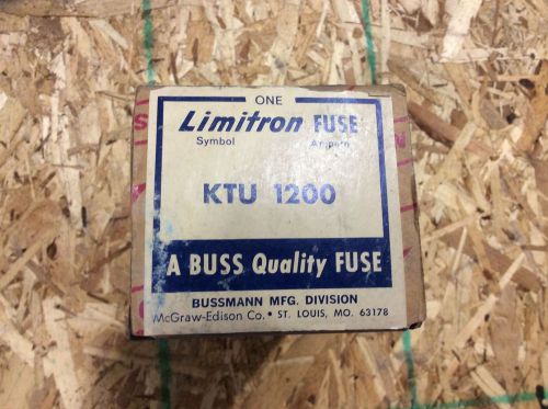 Limitron 1200amp fuse, # KTU 1200, fast acting current-limiting, NOS,