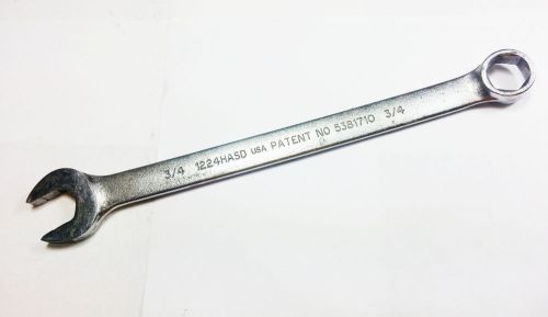 3/4&#034;  Proto Anti-Slip 1224HASD 12 Point Combination Wrench (O 43)