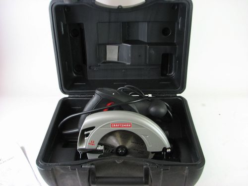 CRAFTSMAN 7 1/4&#034; CIRCULAR SAW 12 AMPS WITH BLACK CASE &amp; MANUAL EXCELLENT COND.