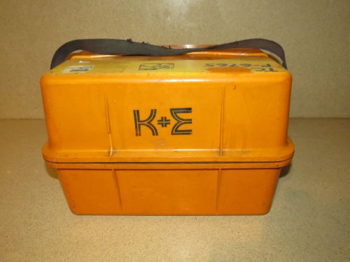 ++ K&amp;E  71-2412 Double Sphere Optical Square  CASE ONLY  14.5 X 10 X 9.5 (BX5)