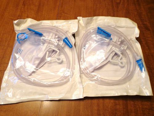LOT OF 2 NEW SEALED RELIAMED PREMIUM VENTED URINARY DRAINAGE BAGS 2OOO ML NIGHT