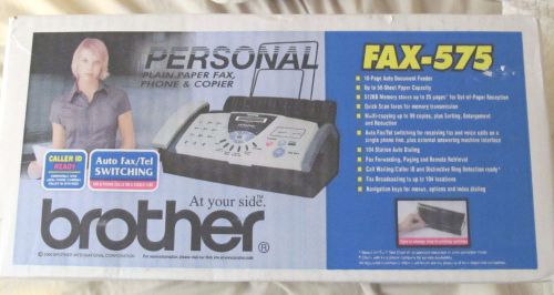 Brother fax-575 - fax - phone -copier - new in box for sale