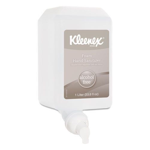 Alcohol-Free Foam Hand Sanitizer, 1000mL, Clear, 6/Carton