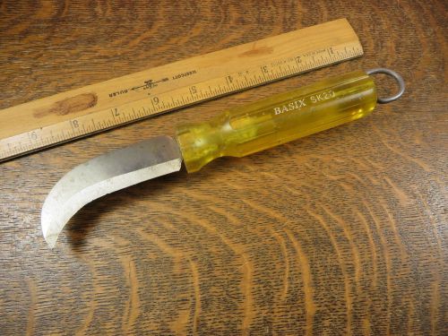 Rare Heavy Duty BASIX - SK20 - Hook Knife with 3&#034; Blade &amp; Hanging Hook