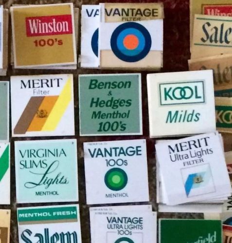 Cigarette Vending Machine Cards New Old Stock! Diff/Brands/150 Cards  N/All